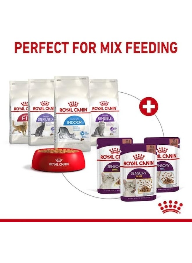 ROYAL CANIN رويال كانين للتغذية الصحية للقطط - طعام رطب بنكهة الصلصة - أكياس 12 × 85 جرام - Image 5