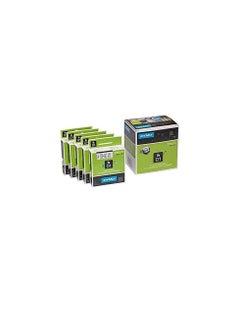 Dymo 5x Dymo D1 Label Tape 40913 9mm x 7m - Black on White  - Image 3