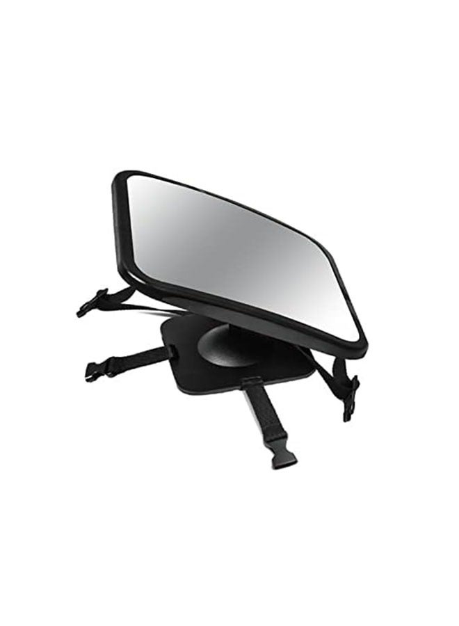 Generic Baby Car Mirror for Car Seat Rear Facing,Large Safety Car Seat Mirror for Rear Facing Infant Child with Wide Crystal Clear View - Shatterproof 360° Adjustable Baby Mirror for Back Seat Rear Facing  - Image 4