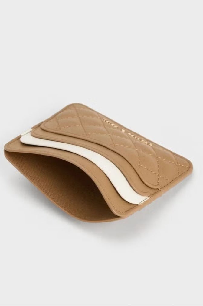 Charles & Keith Quilted Multi-Slot Card Holder - Image 3