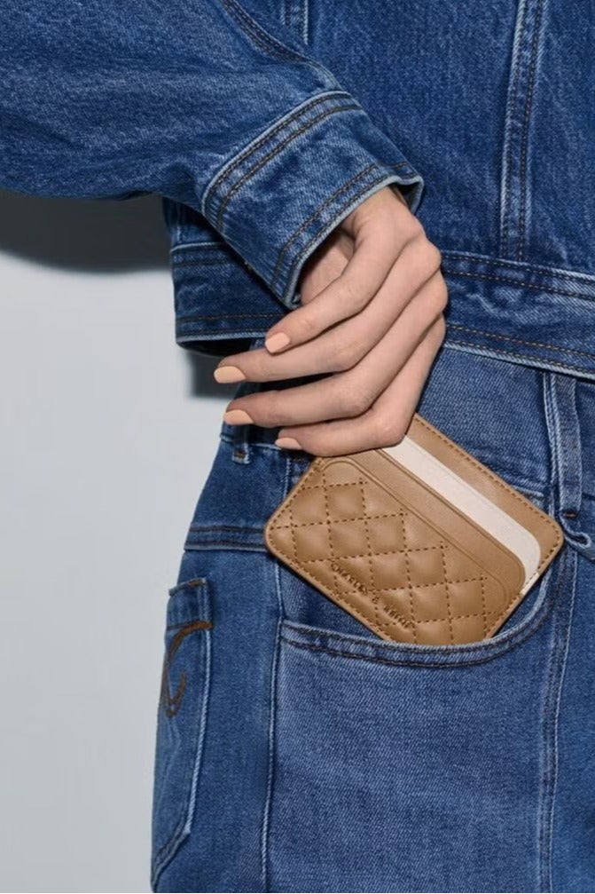 Charles & Keith Quilted Multi-Slot Card Holder - Image 5