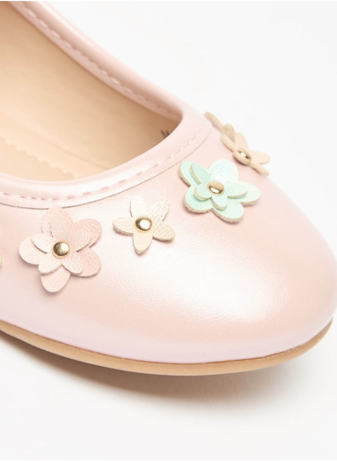 Flora Bella By Shoexpress Girls Casual Elastic Round Toe Ballerinas  - Image 5