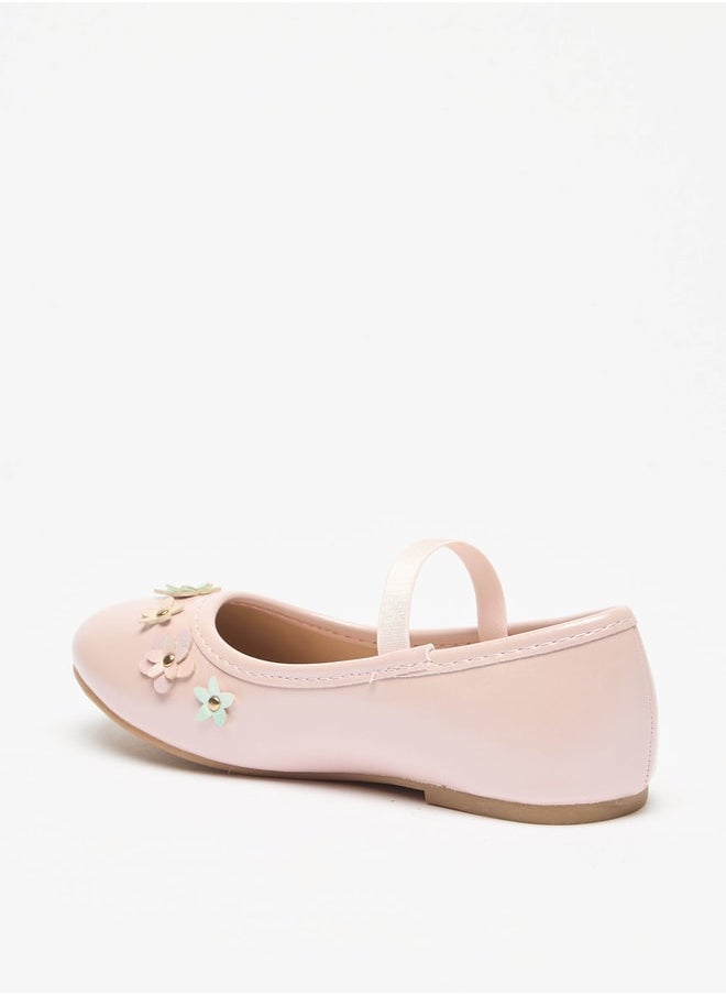 Flora Bella By Shoexpress Girls Casual Elastic Round Toe Ballerinas  - Image 2