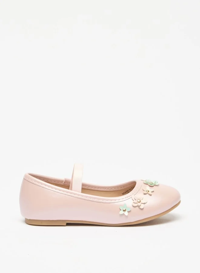 فلورا بيلا من شو إكسبرس Girls Casual Elastic Round Toe Ballerinas