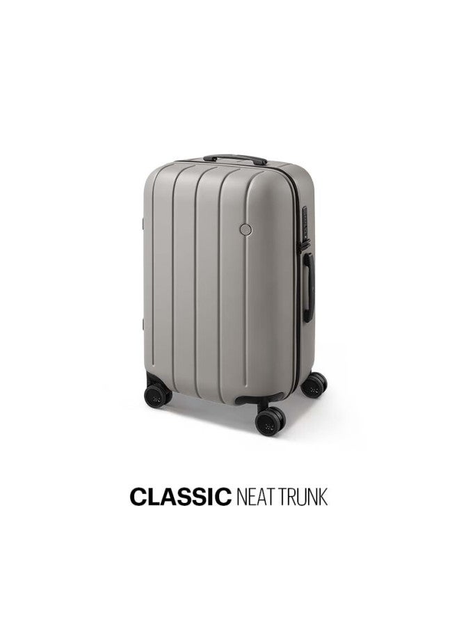 Ito Luggage Neat Suitcase, Trolley Case For Men And Women, Carry-on Luggage, 360° Wheels, Large Capacity, Pigeon Gray, 22 Inches