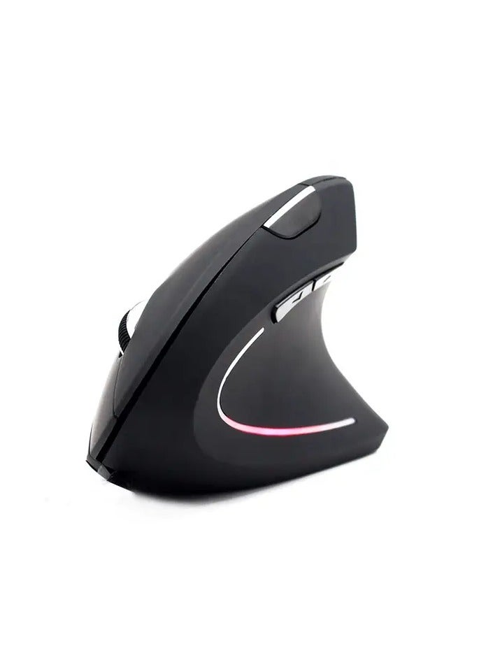2.4G Wireless Rechargeable Vertical Ergonomic Mouse With Silent Click Comfortable Grip to Release Your Hands Pressure - Image 1