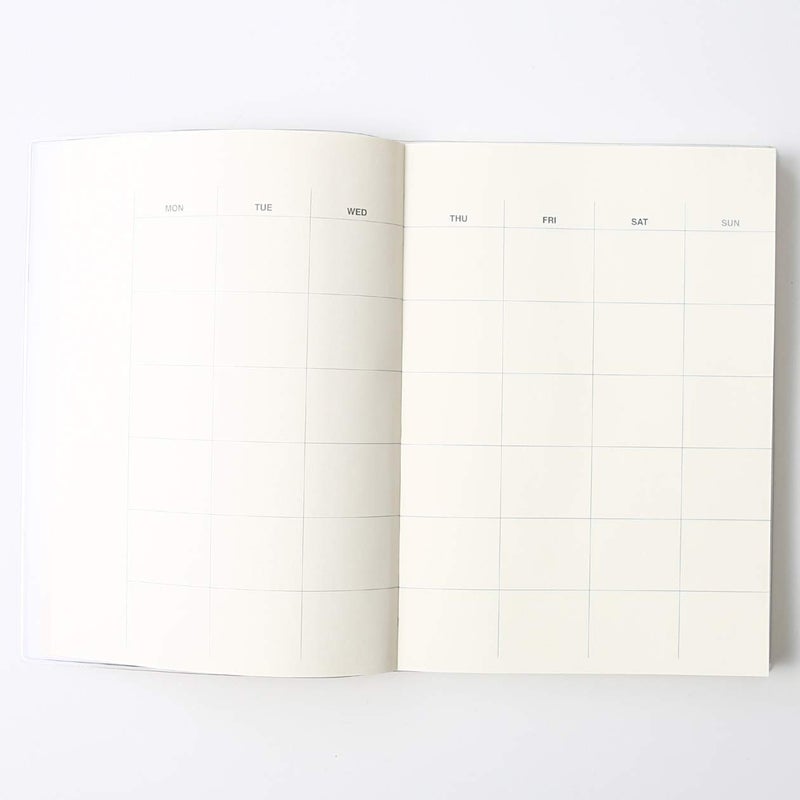 موجي MUJI مجانًا شهريًا (15 شهرًا) وأسبوعيًا (65 أسبوعًا) مخطط جدول مقاس A5 ملاحظة - Image 2