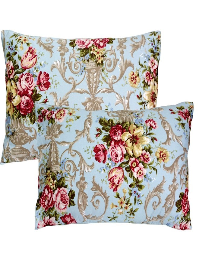 FADFAY 20X36 Pillowcase Luxury Peony Floral Shams 100% Egyptian Cotton Pillow Covers, 2Pcs, King/Cal King Size - Image 1
