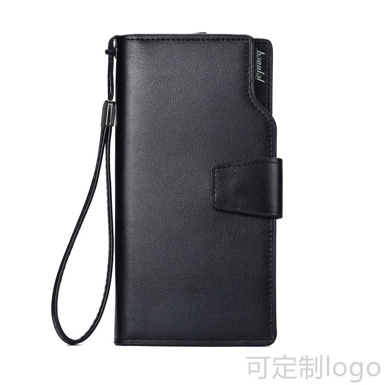 Men'S Wallet Long Zipper Multifunctional Handbag Card Bag Wallet Mobile Phone Bag Men'S Wallet Multi-Card Slot - Image 2