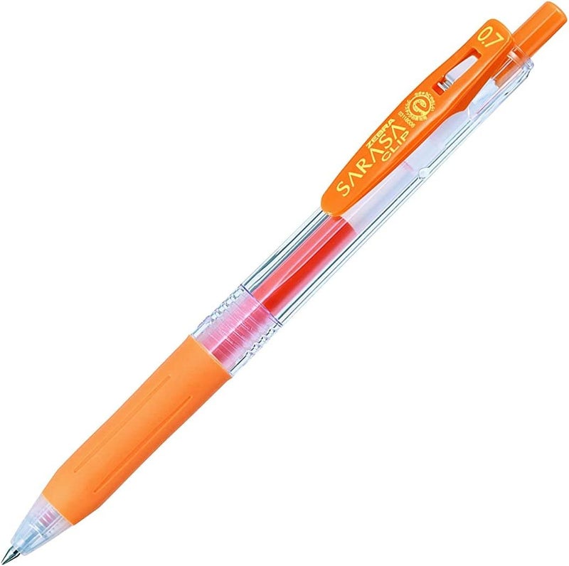 Zebra Sarasa Clip Pen 0.7 mm, Orange (JJB15-OR)