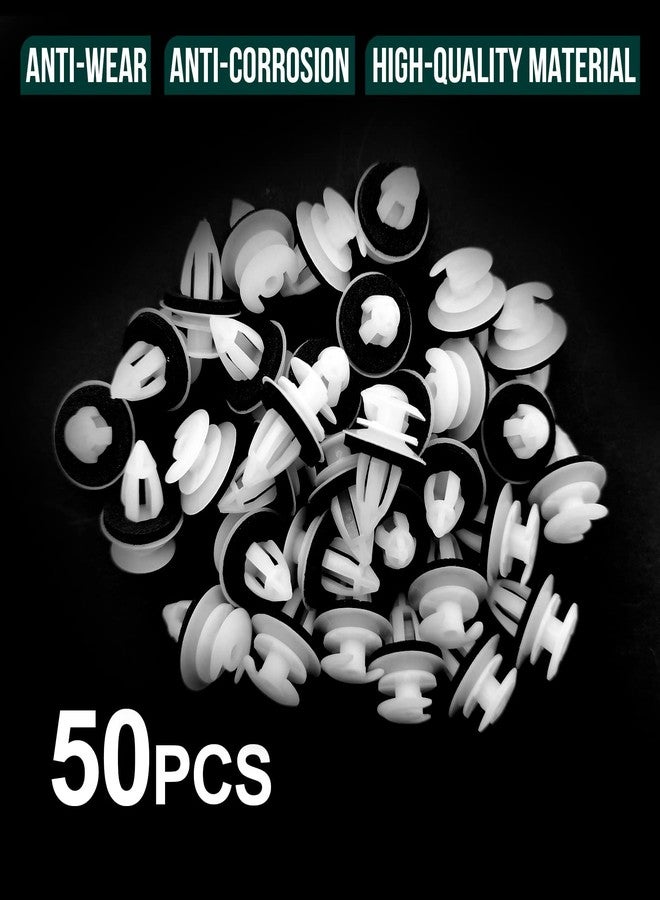 TOPCNOEM مجموعة TOPCNOEM من 50 قطعة من مشابك تثبيت لوحة تزيين الأبواب M3 مع حلقة مانعة للتسرب، بديلة لسيارات BMW من الفئة 3 و5 و7 (رقم القطعة 51411973500) E46 وE36 وE34 وE38 وE39 - Image 5
