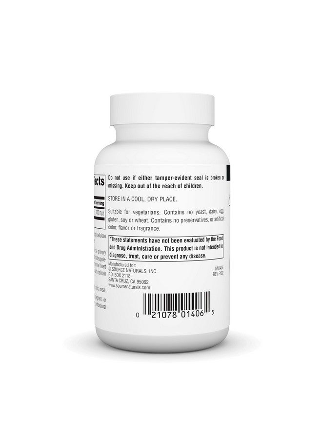 سورس ناتشورالز Source Naturals Coenzyme Q10 Antioxidant Support 200 mg لدعم القلب والدماغ والمناعة والكبد - 60 كبسولة نباتية - Image 3