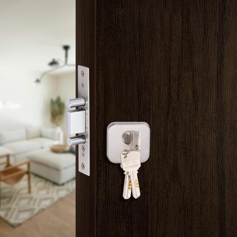 Kunal Dead Lock for Main Door Lock 70mm Cylinder with 3 Computerised Brass Keys SS Finish Stainles Steel Material (Pack of-1) - Image 1