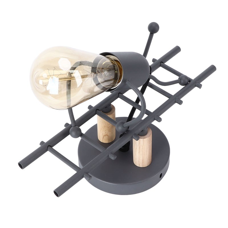 Wall Lamp Unique Design Exquisite Cute Beautiful Wall Decoration Light for Restaurants Bedrooms Cafes HotelsGrey - Image 5