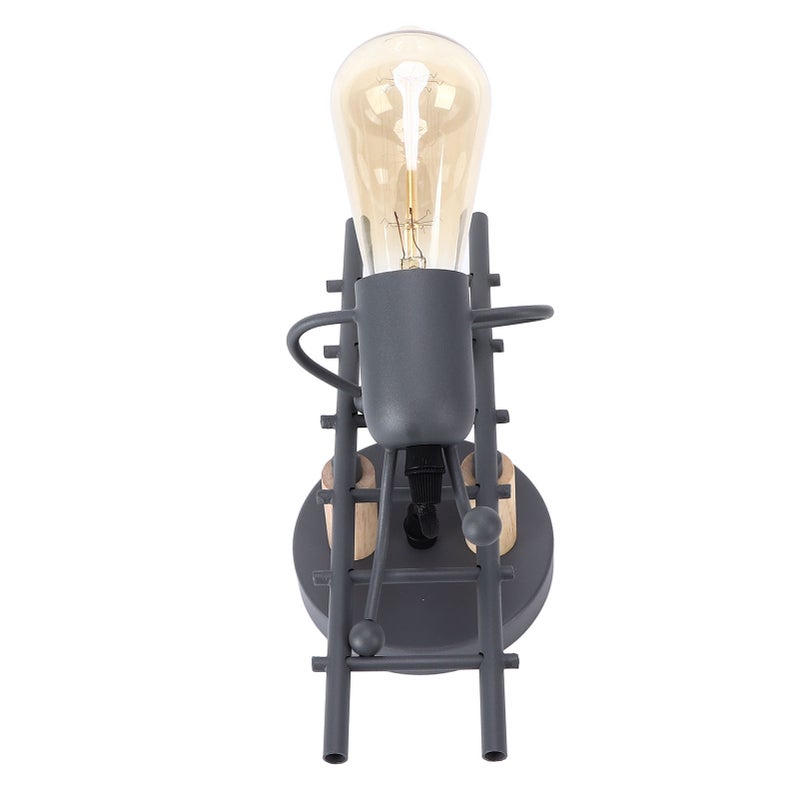 Wall Lamp Unique Design Exquisite Cute Beautiful Wall Decoration Light for Restaurants Bedrooms Cafes HotelsGrey - Image 3