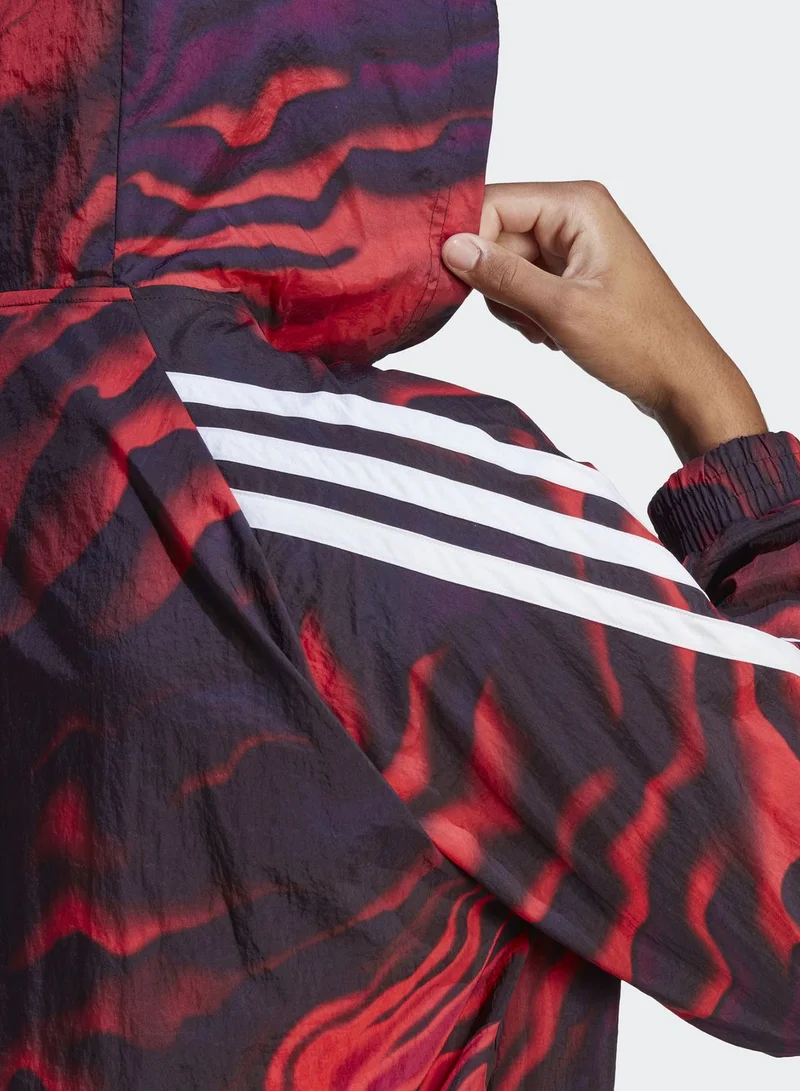 adidas هودي فيوتشور ايكونز بطبعات