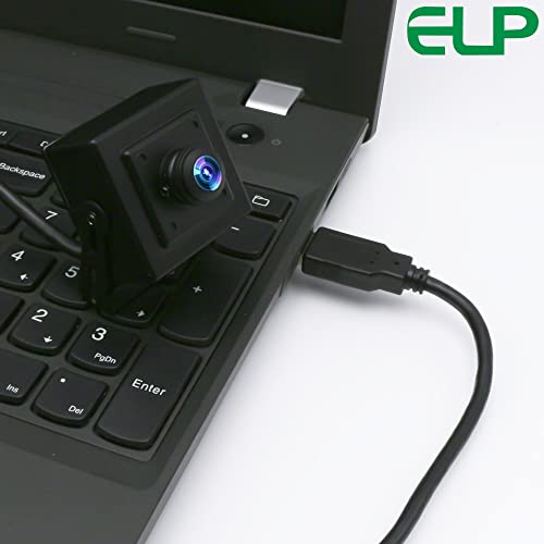 ELP 180degree Fisheye Lens Wide Angle USB Camera 1080P Mini Box Webcam 1080P High Speed UVC USB2.0 PC Camera CMOS OV2710 100fps 60fps 30fps Video Webcam for Computer, Laptop, Jetson Nano - Image 5