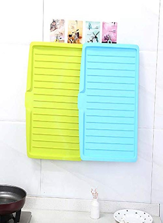 KPNG Changsin Kitchen Utility Draining Board｜Light Weight, Space Efficient, Water Drain (Blue) - Image 3