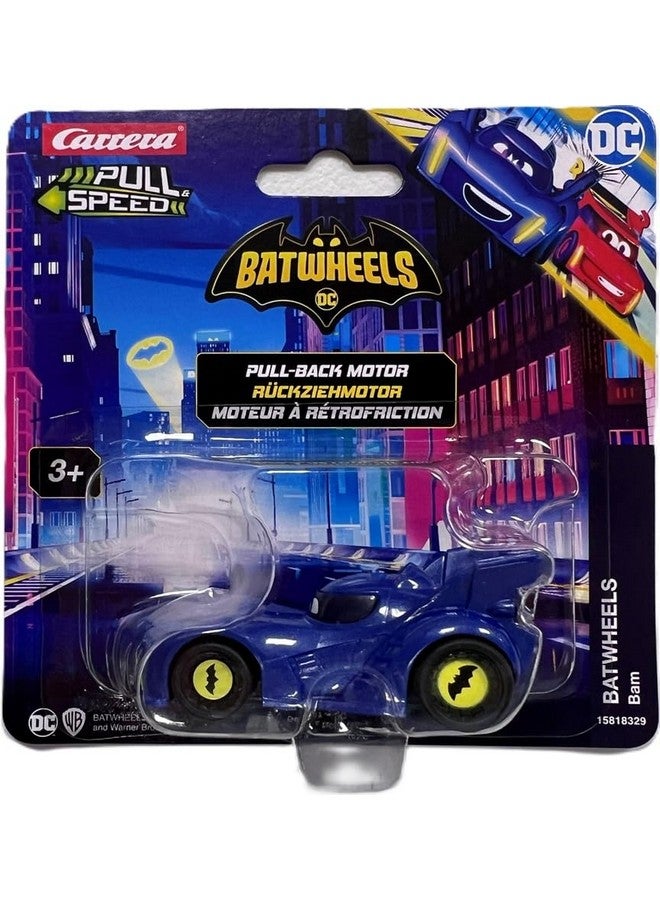 Carrera Carrera Pull & Speed 15818402 Official Licensed Kids Batwheels Toy Car Pull Back Vehicle for Ages 3 and Up - Bam  - Image 3