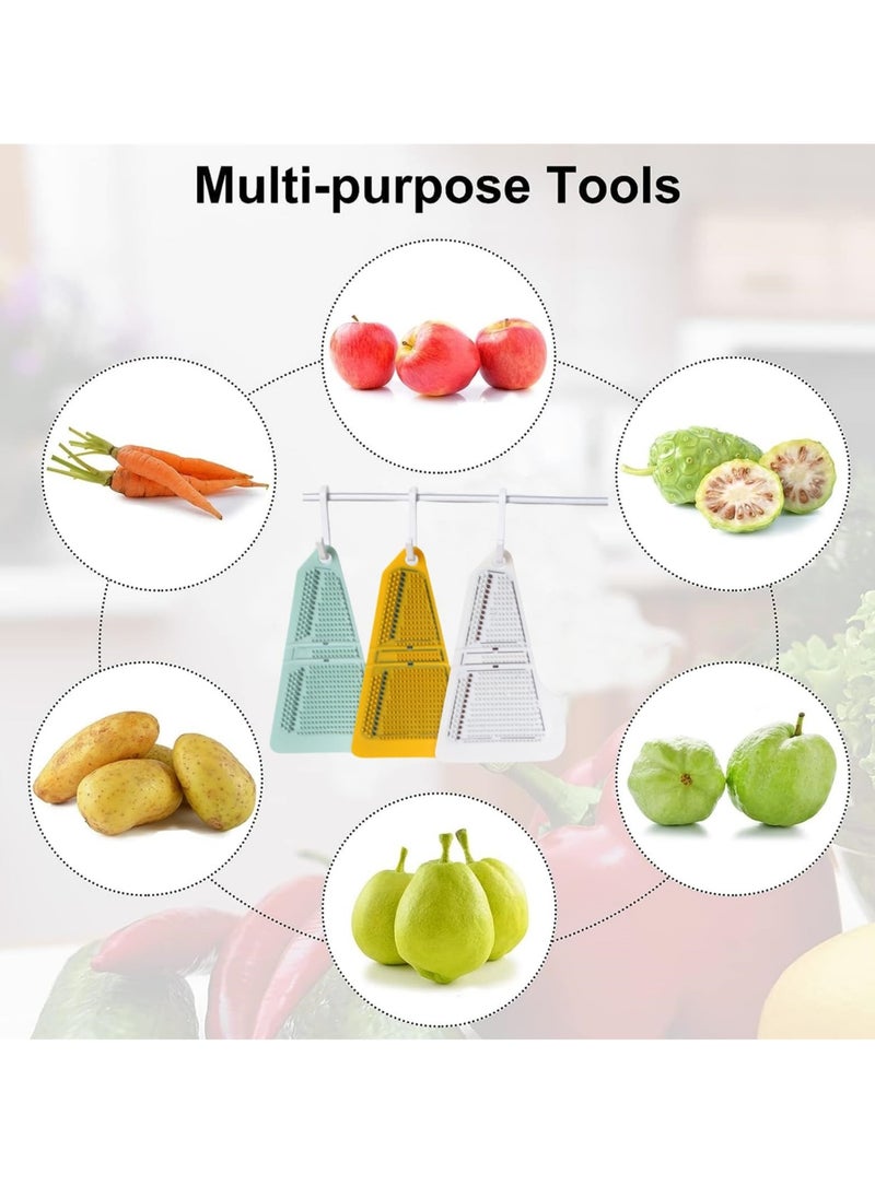 SYOSI - Silicone Vegetable Brush Potato Scrubber, Flexible Kitchen Cleaning Brush Set for Fruits, Veggies, Potatoes, Carrots, Mushrooms, and More, 3 Pack - Image 1