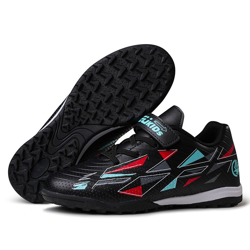 Daifa Tie-Free Shoes Velcro Breathable Children'S Football Shoes Campus Football Sneaker Professional Training Shoes - Image 4