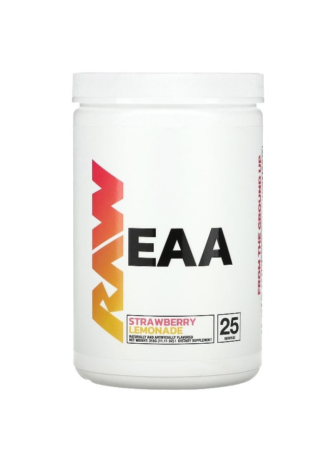 Raw Nutrition Raw Nutrition, EAA, Strawberry Lemonade, 11.11 oz (315 g)  - Image 1