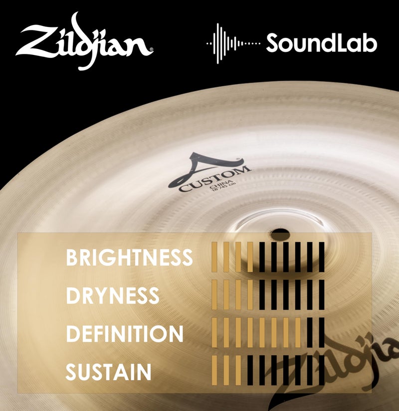 Zildjian 18 inch A Custom China Crash Cymbal - Image 5