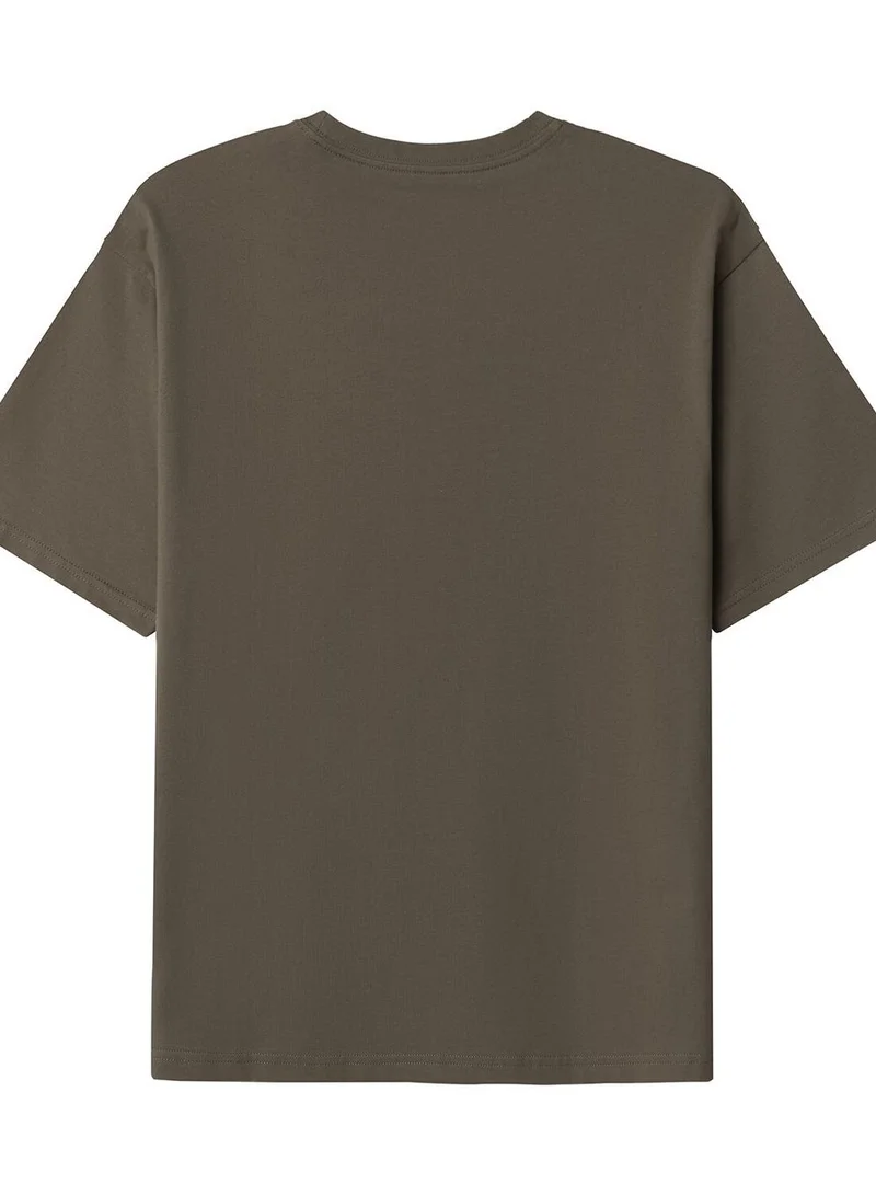 GIORDANO Men’s Graphic Print Cotton Jersey Tee – Relaxed Fit