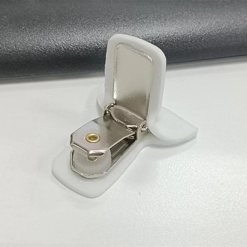 2 Pcs Padded Comforter Clips,12Pcs White Padded Quilt Clips | Blanket Fasteners Prevent Comforters From Moving Inside Duvet Cover, Bedding Accessories - Image 3