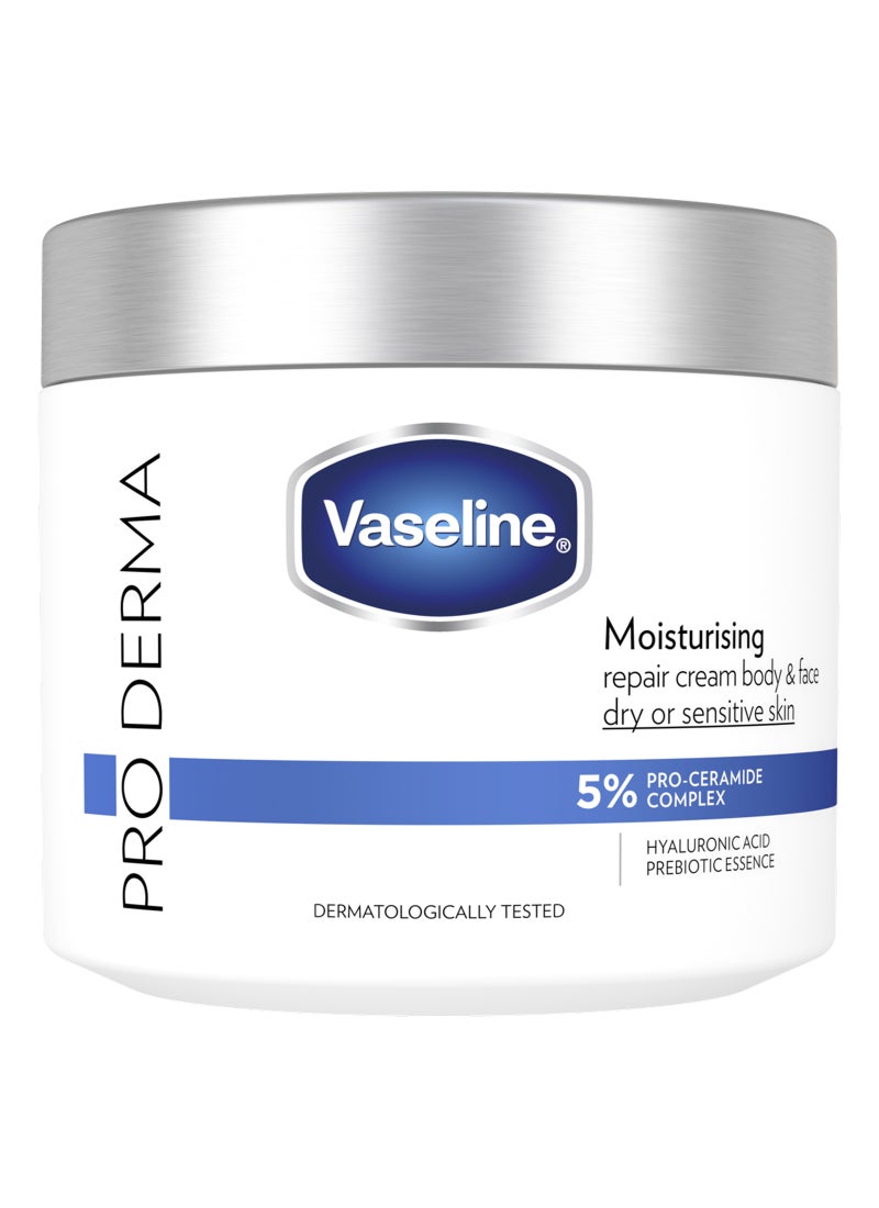Vaseline Pro Derma  Moisturising Restoring Cream, for dry or sensitive skin - Image 1