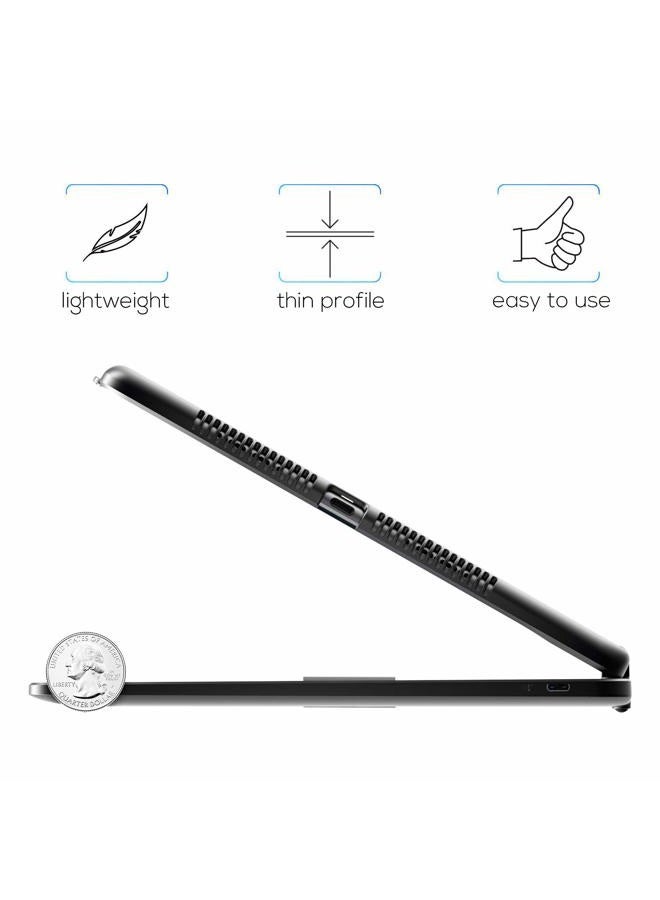 YEKBEE iPad Keyboard Case for 10.2-inch iPad 8th Generation (2020), 7th Gen, Air 3, Pro 10.5 in 11 Colors - 10 Color Backlight, 7 Modes, 360° Rotatable, Slim Protective Cover, Apple Pencil Holder (Black) - Image 3