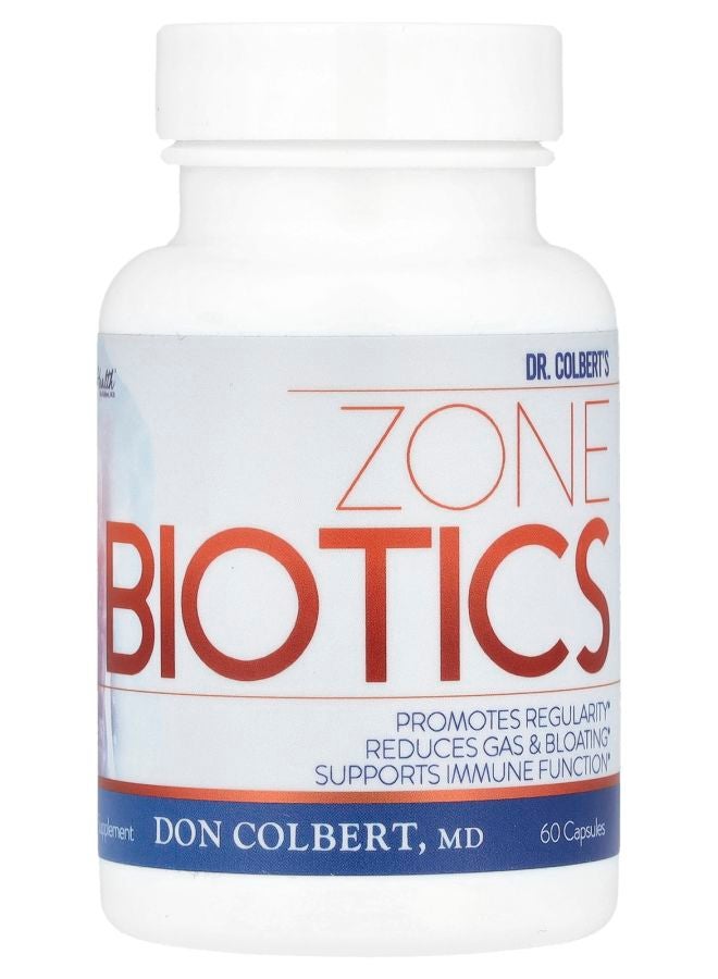 Divine Health Dr. Colbert's Zone Biotics 60 Capsules