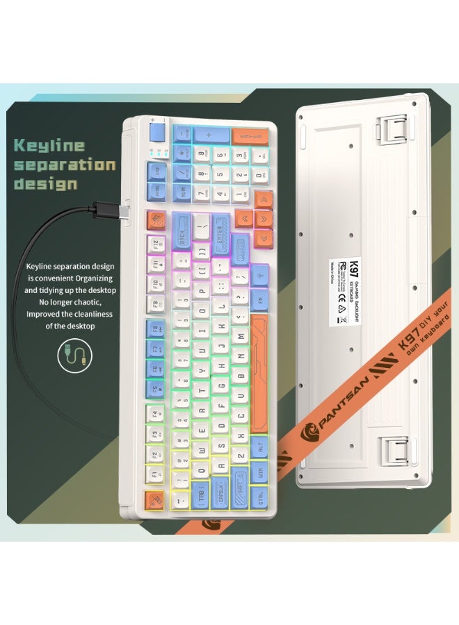 general English plug-in wired mechanical feel game punch-free keyboard office keyboard and mouse - Image 4