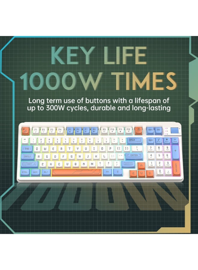 general English plug-in wired mechanical feel game punch-free keyboard office keyboard and mouse - Image 3