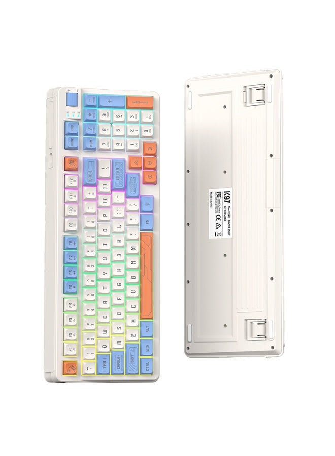 general English plug-in wired mechanical feel game punch-free keyboard office keyboard and mouse - Image 1