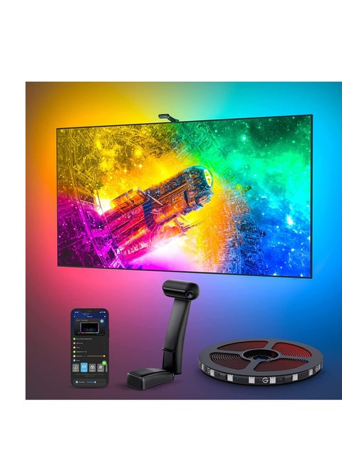 Govee Envisual TV LED Backlight T2 with Dual Cameras, 11.8ft RGBIC Wi-Fi LED Strip Lights for 55-65 inch TVs, Double Strip Light Beads, Adapts to Ultra-Thin TVs, Smart App Control, Music Sync, H605C
