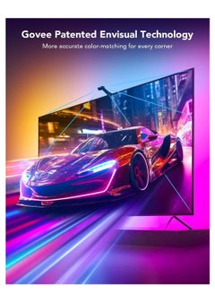 Govee Govee Envisual TV LED Backlight T2 with Dual Cameras, 11.8ft RGBIC Wi-Fi LED Strip Lights for 55-65 inch TVs, Double Strip Light Beads, Adapts to Ultra-Thin TVs, Smart App Control, Music Sync, H605C  - Image 3