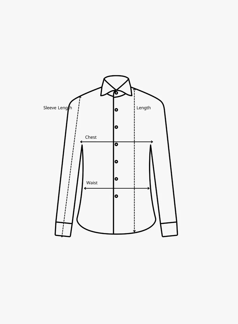 Levantino Men's Striped Slim Fit Long Sleeve Shirt