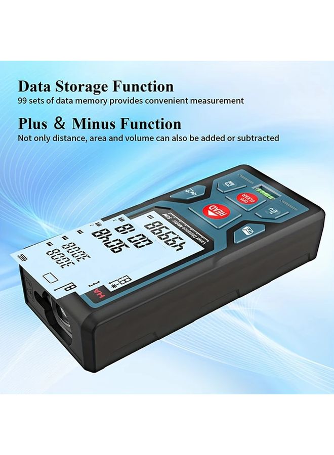 HANMATEK LM50 Laser Rangefinder 50m 164ft Handheld Electronic Tape Measure Infrared Distance Area Height Measurement Tool - Image 5