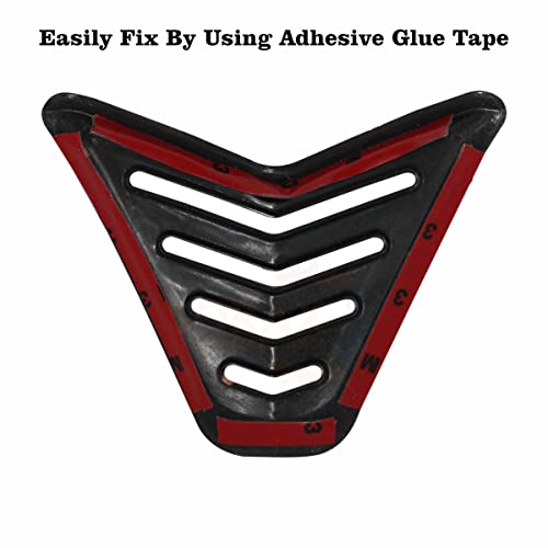 Sorax Front Nose Air Intake Cover Filter Nose Grill Protect from Dust for Yamaha R15 V3 (Blue) - Image 5