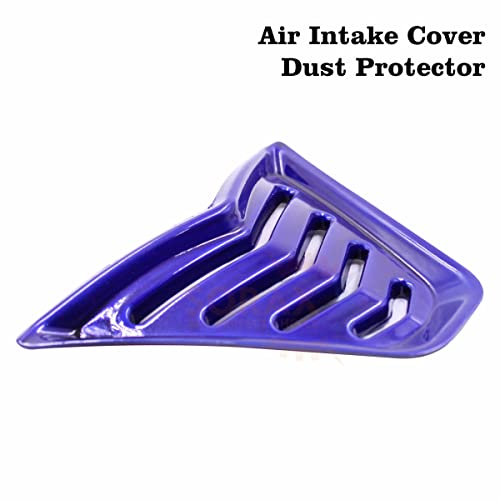 Sorax Front Nose Air Intake Cover Filter Nose Grill Protect from Dust for Yamaha R15 V3 (Blue) - Image 4