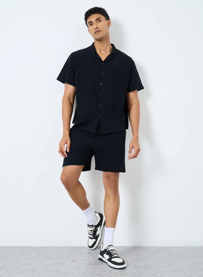 Styli Styli Men Regular Fit Shirt and Shorts Co-Ords