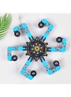 Fidget Spinner Glow-in-Dark Transformers Toy for Kids[Naked] Blue gyro [Naked] Blue gyro