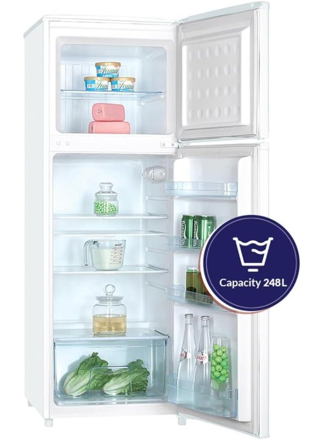 Arrow 2 Door Refrigerator - 9 CFT - White - Ro2-390L - Image 4