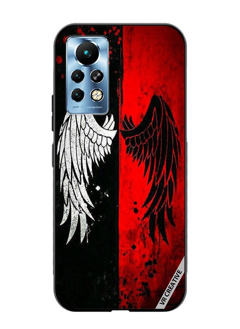 Protective Case Cover For Infinix Note 11 Pro Wings Design Multicolour