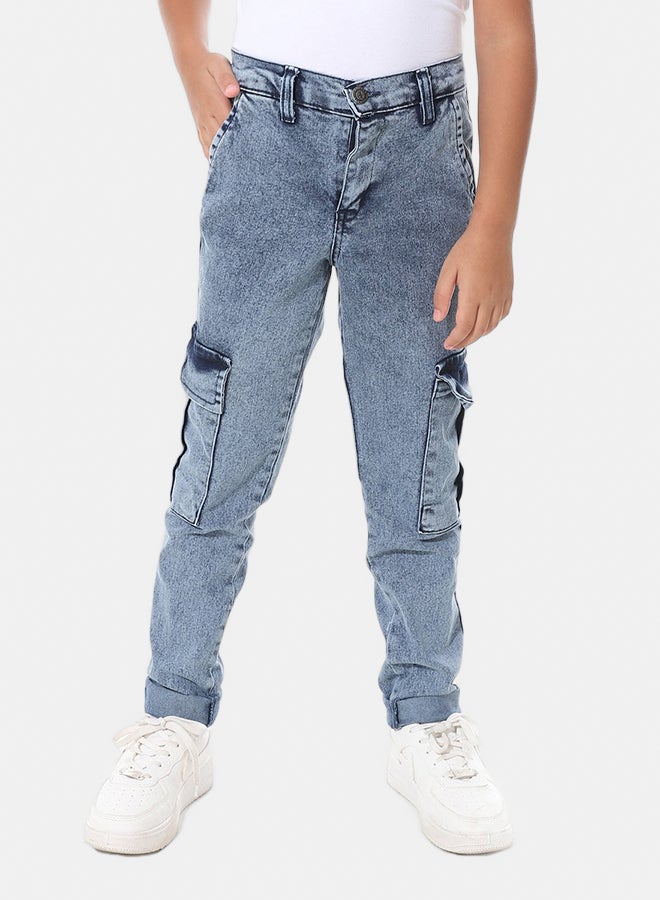 Andora Light Blue Baggie with Side Pockets  Jeans_Light Blue - Image 1