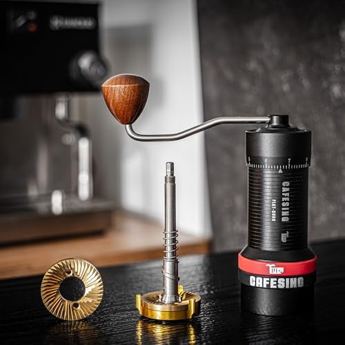 ElephantNum CafeSing ORCA go Flat Burr Manual Coffee Grinder - Image 3