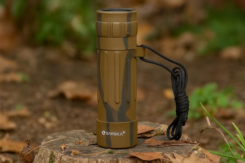Barska 10x25 Lucid View Monocular â€“ Compact Lightweight 10x Magnification with Fully Coated Optics, BK7 Roof Prism, Slip-Resistant Rubber Armor, Ideal for Travel, Hiking, Bird Watching - Image 4