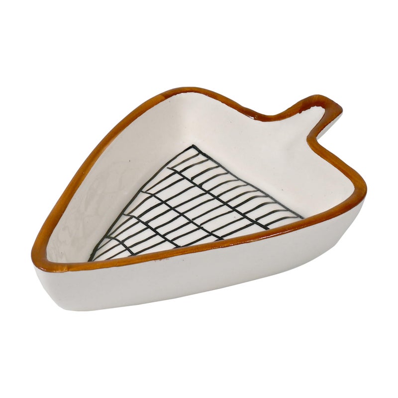 SG Shadowgreen ShadowGreen Ceramic Serving Paan Bowl Set of 3 Dry fruit Namkeen Bowl 100ml (4inch x 6inch) (Brown Black) - Image 2