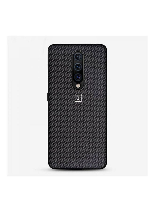 نيبمينينت غطاء حماية واقٍ مضاد للصدمات والسقوط مصنوع من ألياف الكربون والنايلون لهاتف ون بلس 7 برو لون أسود